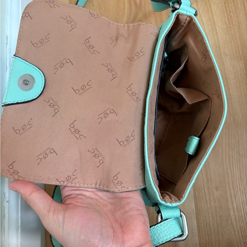 BOC Teal Leather Shoulder Bag - Picture 5 of 11